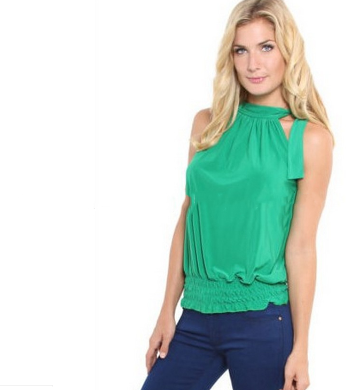 Plus Size Sleeveless Sexy T-Shirt for Women